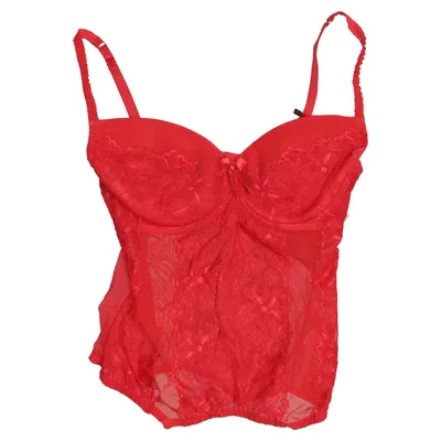 Bustier (Röd) från Finesse Bomull, Elastan, Polyamid