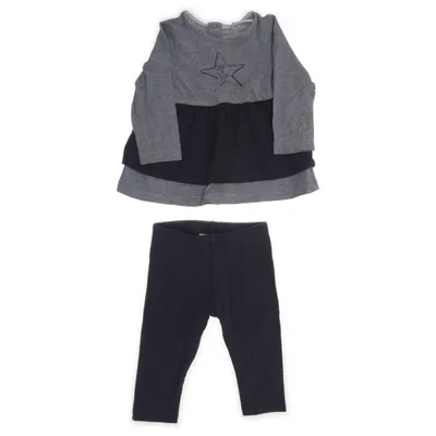 Set (Grijs, Blauw) van Topomini Katoen, Elastaan