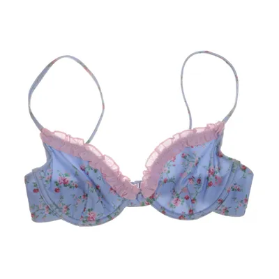 Bikini top (Blå, Flerfarvet) fra Nelly Elastan, Genanvendt polyester