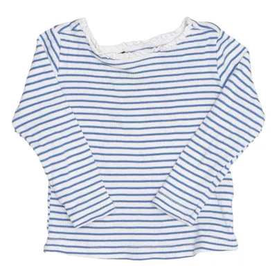 Långärmad t-shirt (Blå, Vit) från Magic Bomull, Elastan
