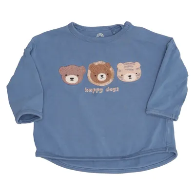 Sweatshirt (Blå) fra Next Baby Bomuld, Elastan
