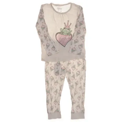 Pajamas (White, Multicolored) from Softer Days Cotton