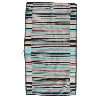 Serviette (Bleu, Multicolore) de Missoni Coton