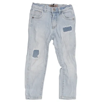 Jean (Bleu) de Lab Industries by KappAhl Coton, Élasthane, Polyester