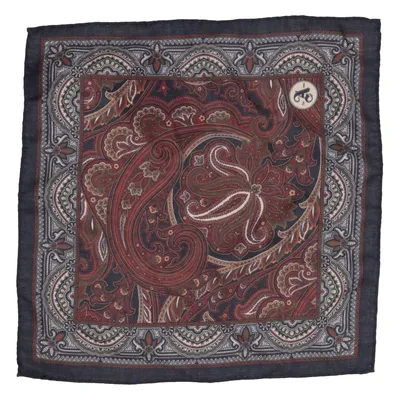 Näsduk (Blå, Brun, Flerfärgad) från Atlas Design Silke, Ull