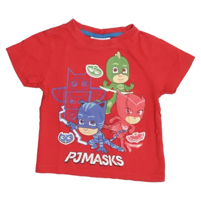 T-shirt (Rouge, Multicolore) de PJ Masks Coton