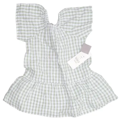 Dress (Green, White) from Cope Cotton