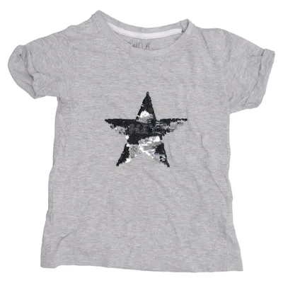 T-shirt (Grå) från Sweet Me Bomull, Polyester