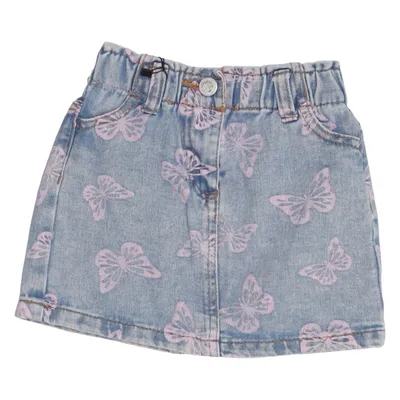Denim skirt (Blue, Pink, Multicolored) from Infinity Kids Cotton