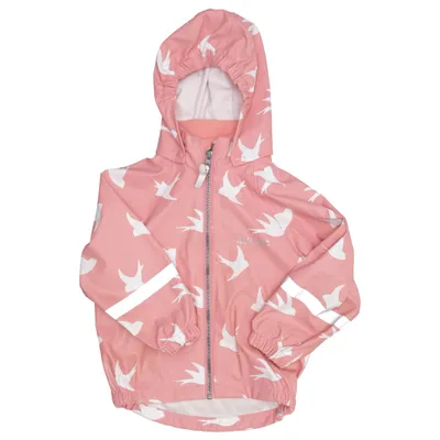 Rain jacket (Pink, White) from Kuling Trend Polyester, Polyurethane
