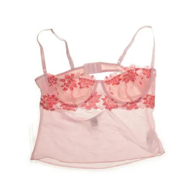 Bustier (Pink, Red) from Shein Elastane, Polyamide