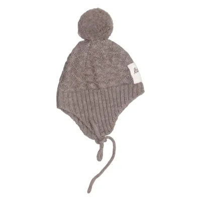 Bobble hat (Brown) from Little Jalo