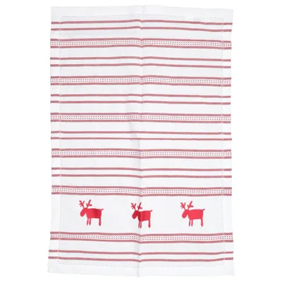 Kitchen towel (White, Red) from Sia Cotton