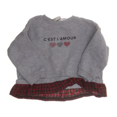 Collegetröja (Grå, Röd) från Zara Baby Viskos