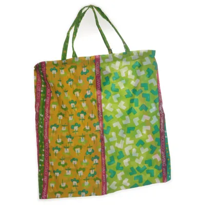 Canvas tas (Groen, Geel, Wit, Meerkleurig) van Gudrun Sjödén