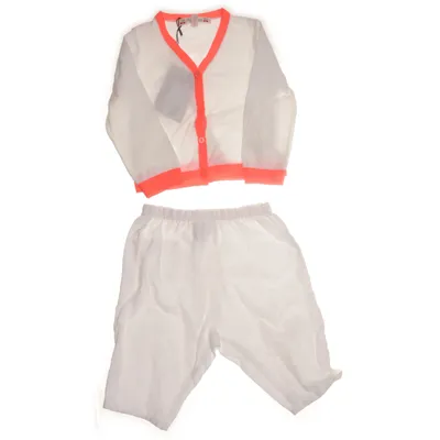 Set (Vit, Rosa) från Bonpoint Bomull