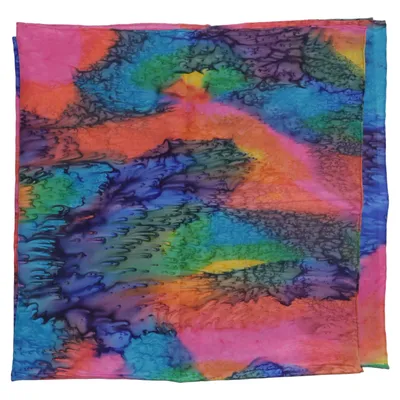 Shawl (Multicolored) from Camel Silk