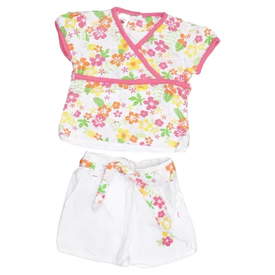 Set (White, Multicolored) from Baby Club by C&A Cotton