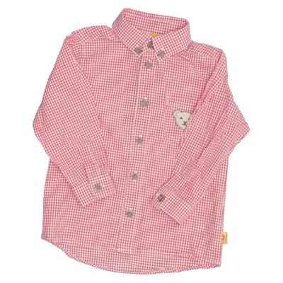 Shirt (Red, White) from Steiff Cotton