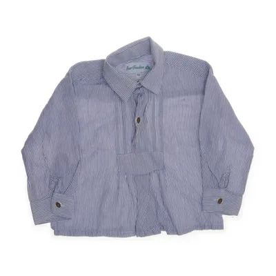Shirt (Blauw, Wit) van Isar-Trachten Katoen