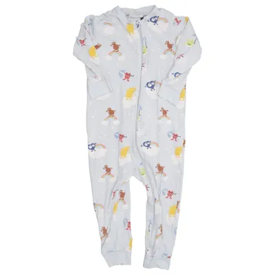 Sparkdräkt (Blå, Flerfärgad) från Babblarna x KappAhl Bomull, Elastan