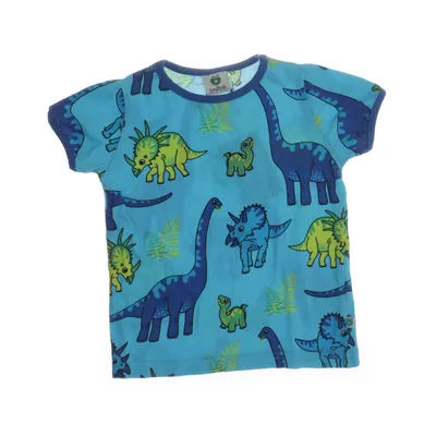 T-shirt (Blå, Flerfärgad) från Småfolk Ekologisk bomull, Elastan