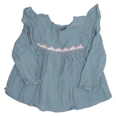 Blouse (Blue) from Livly Cotton