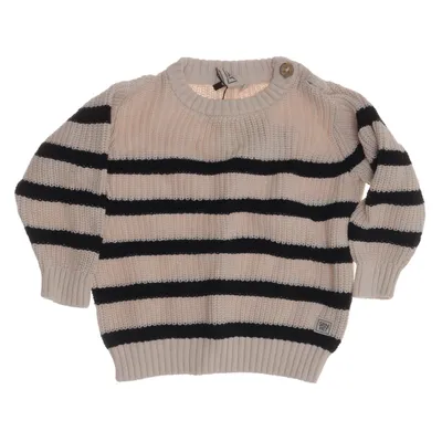 Tröja (Beige, Svart) från SRNHLT Ekologisk bomull