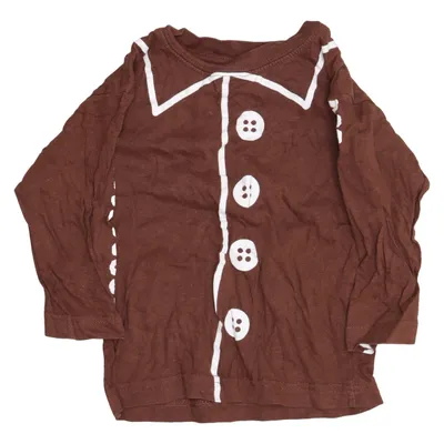 Long sleeve T-shirt (Brown, White) from Christmas Crossbow Cotton