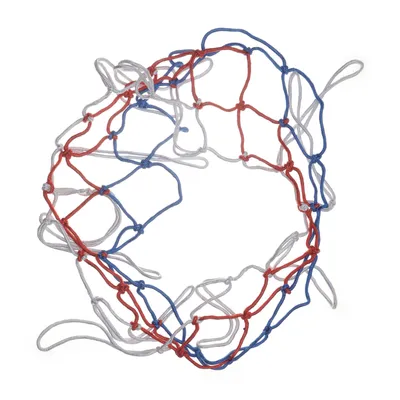 Basketkorg (Blå, Röd, Vit)