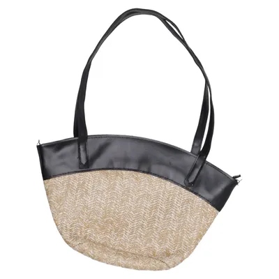 Strandtas (Beige, Zwart)