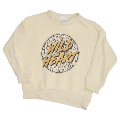 Sweatshirt (Beige) de Mini Gina Tricot Coton