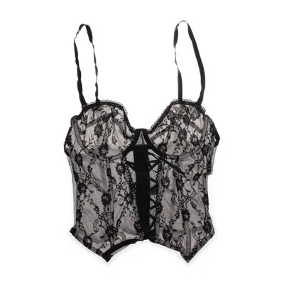 Bustier (Svart, Rosa)