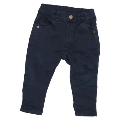Chinos (Blauw) van Lindex Baby Katoen, Elastaan