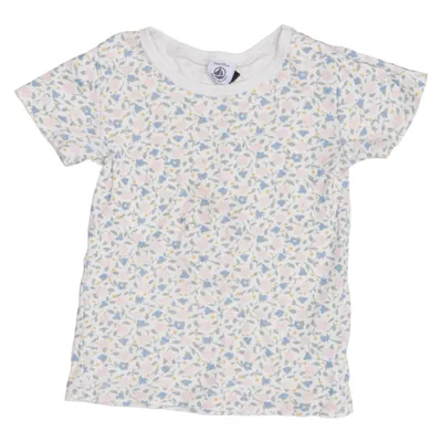 T-shirt (Blanc, Bleu, Rose) de Petit Bateau Coton