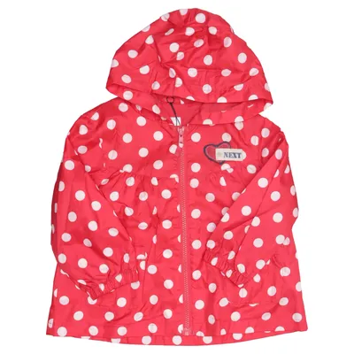 Regenjack (Rood, Wit) van Next Katoen, Polyester