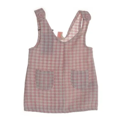 Hängselklänning (Rosa, Vit) från Koton Baby Akryl, Bomull, Polyester