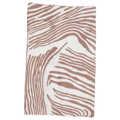 Housse de coussin (Blanc, Marron) de Ellos Home Coton