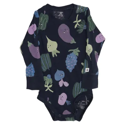 Body (Blå, Flerfärgad) från Lindex Baby Bomull, Elastan