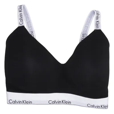 Bralette (Black, White) from Calvin Klein Cotton, Elastane, Modal