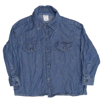Denim shirt (Blue) from Formicula Cotton