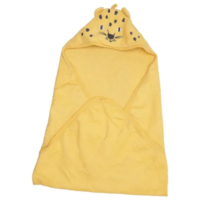 Badcape (Gul) från Lindex Baby Bomull