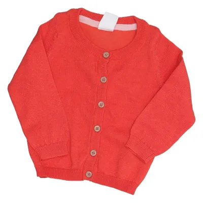 Cardigan (Rouge) de Hema Coton, Élasthane, Fibre métallique, Polyamide, Polyester