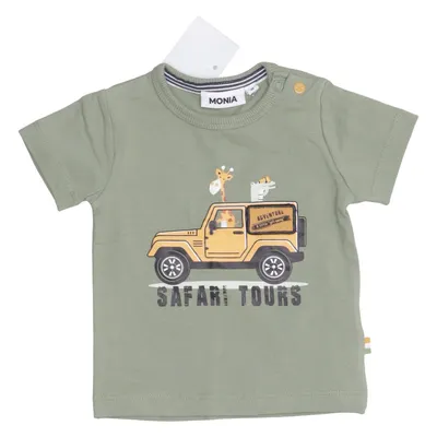 T-shirt (Green) from Monia Cotton, Elastane