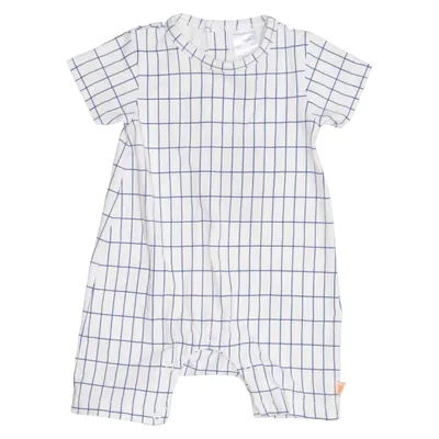 Rompertjes (Wit, Blauw) van Tinycottons Katoen, Elastaan