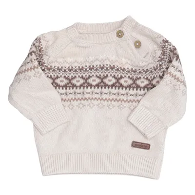 Sweater (Beige, Brown) from Newbie by KappAhl Organic cotton