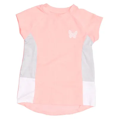 Sports top (Pink, Gray, White) from Topolino Elastane, Polyester