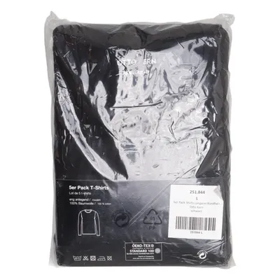 Langærmet t-shirt (Sort) fra Otto Kern Bomuld, Elastan