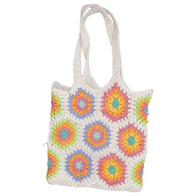 Canvas tas (Beige, Meerkleurig) van Pull & Bear Katoen, Linnen, Polyester