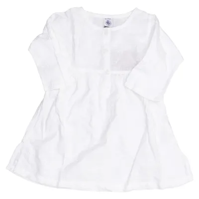 Dress (White) from Petit Bateau Cotton